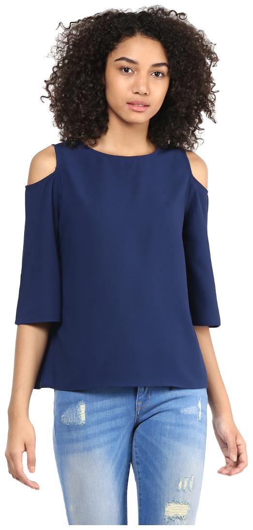 

Harpa Women Solid Regular top - Blue