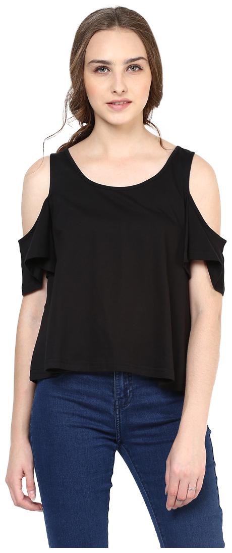 

Harpa Women Solid Regular top - Black