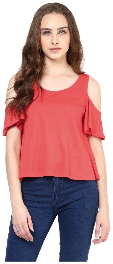 

Harpa Women Solid Regular top - Red
