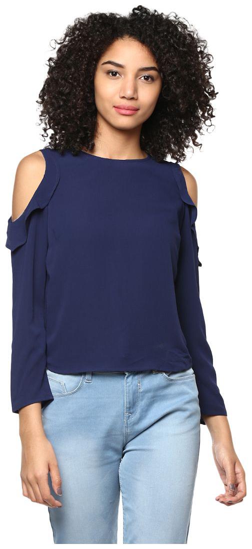 

Harpa Solid Blue Top