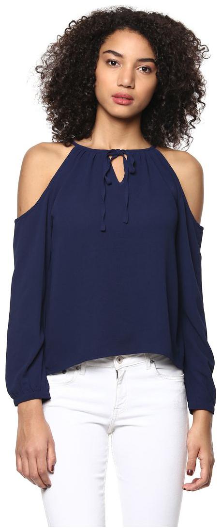 

Harpa Solid Blue Top