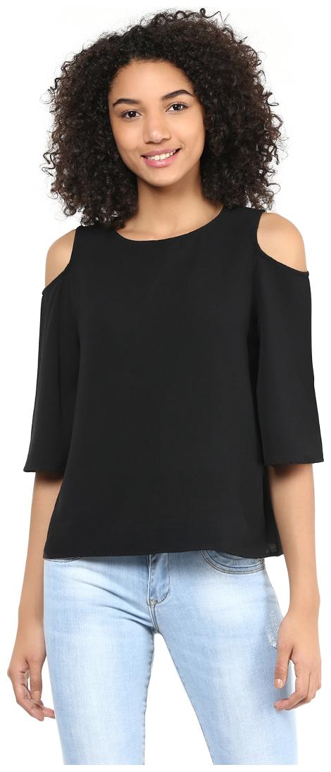 

Harpa Women Solid Regular top - Black