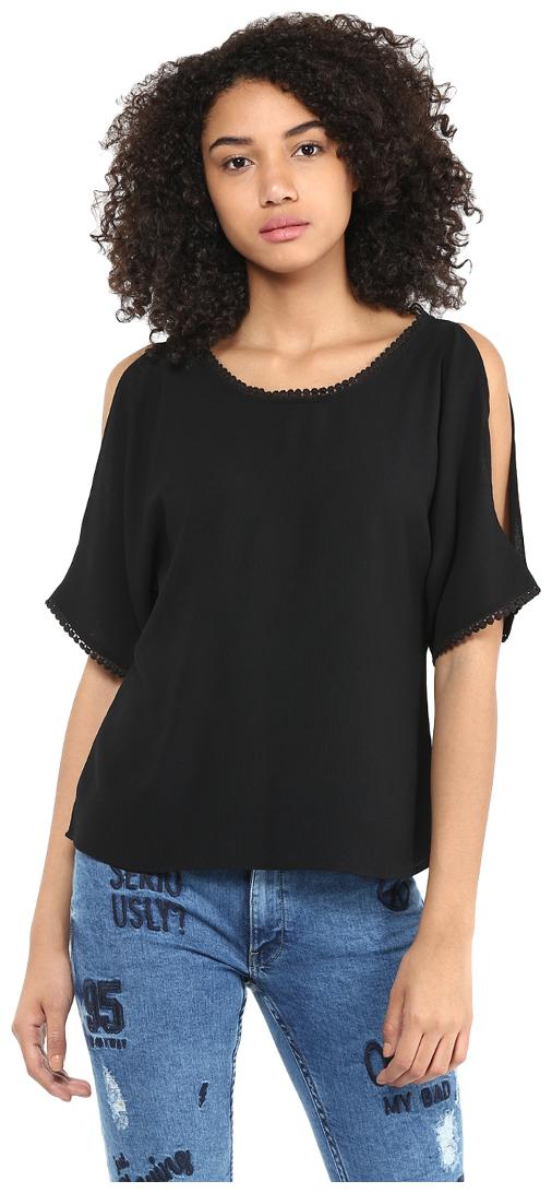 

Harpa Women Solid Regular top - Black