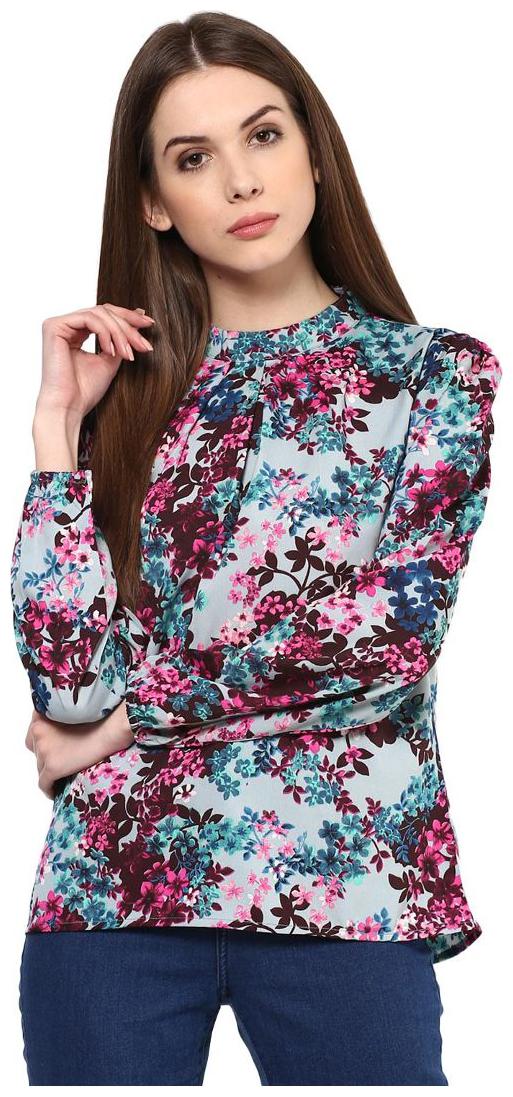 

Harpa Turq Regular Printed Tops