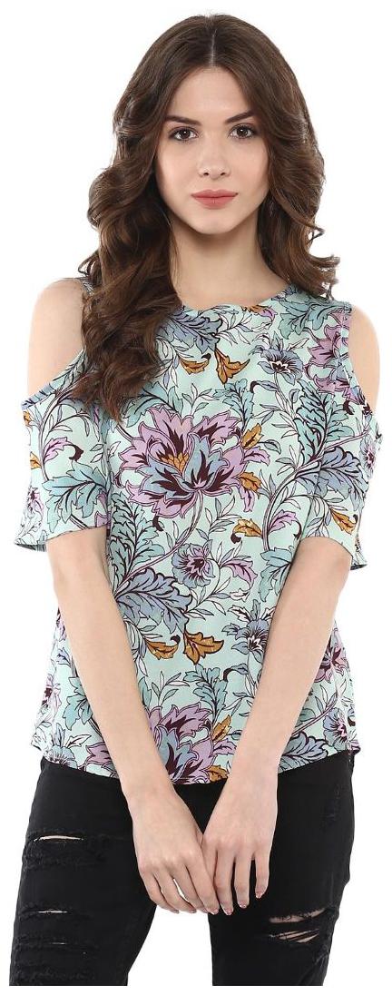 

Harpa Turq Regular Printed Tops