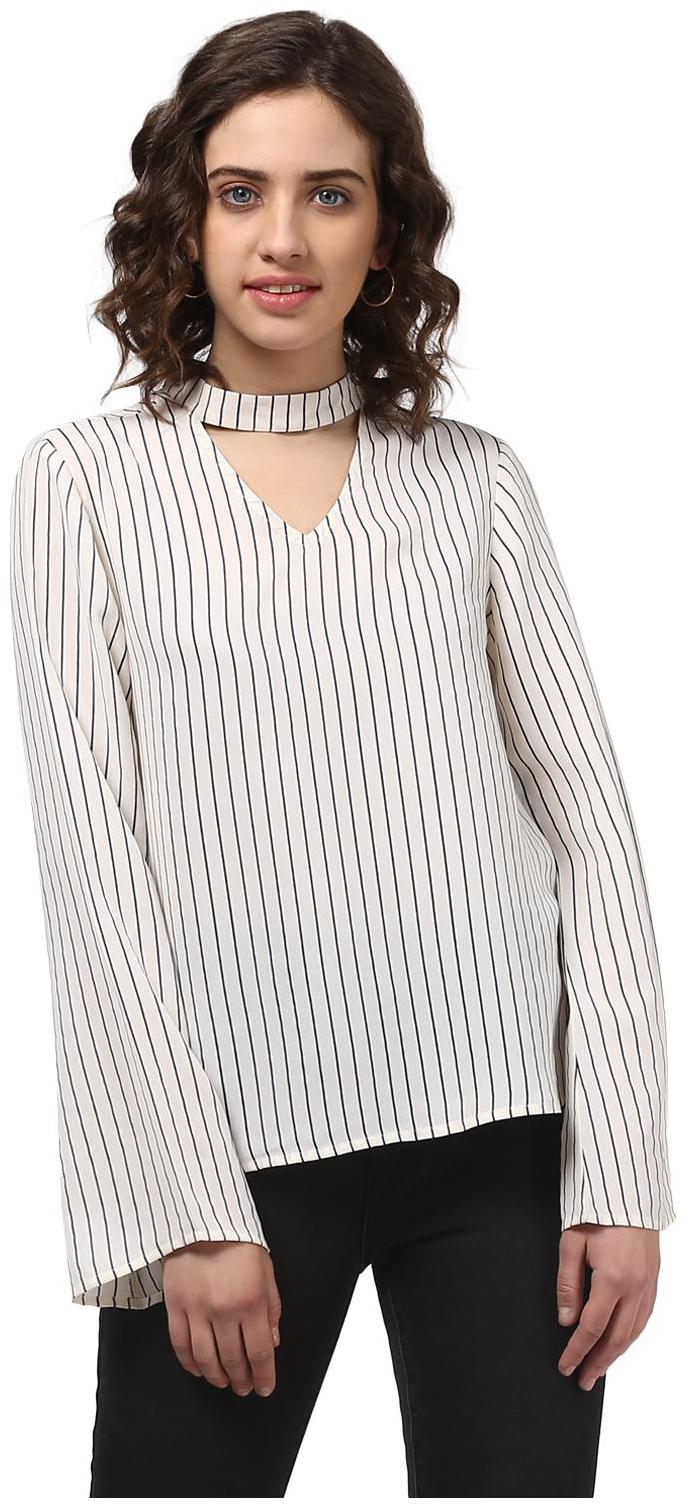 

Harpa Women Printed Regular top - White
