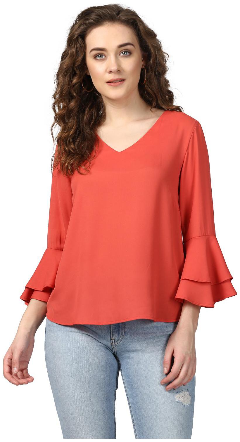 

Harpa Women Solid Regular top - Red