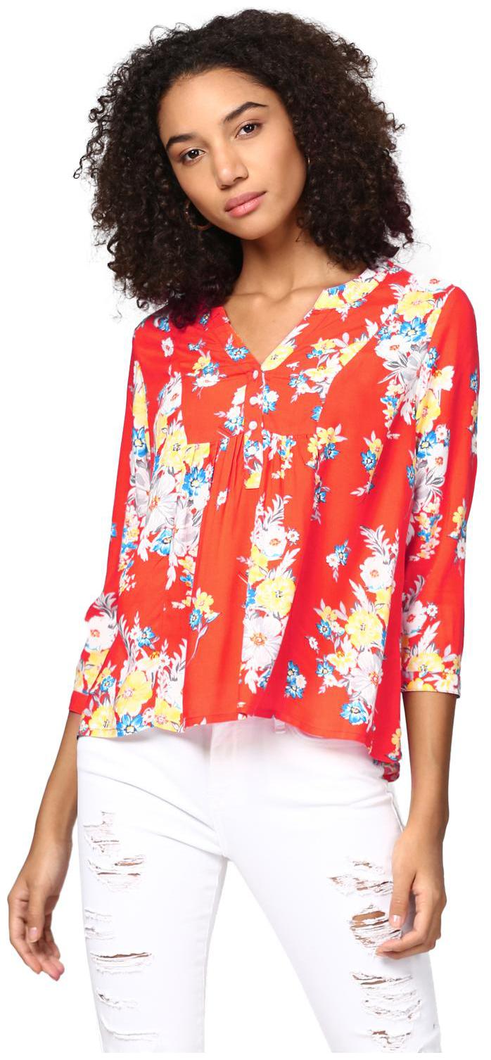 

Harpa Women Floral Regular top - Red