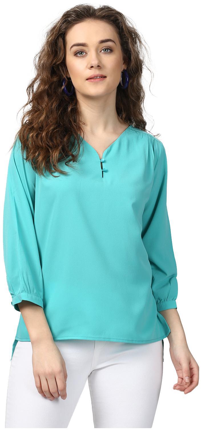 

Harpa Women Solid Regular top - Blue