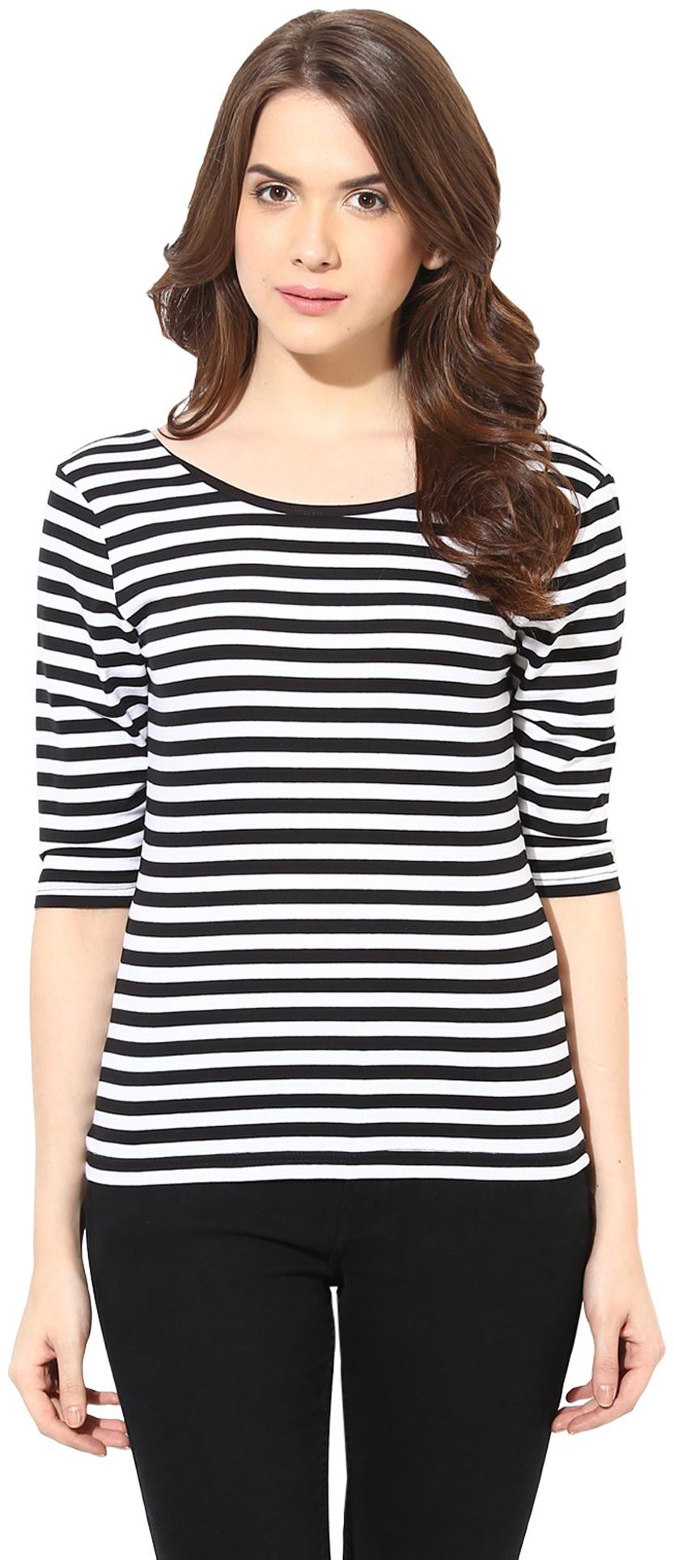 

Harpa Women Striped Regular top - White