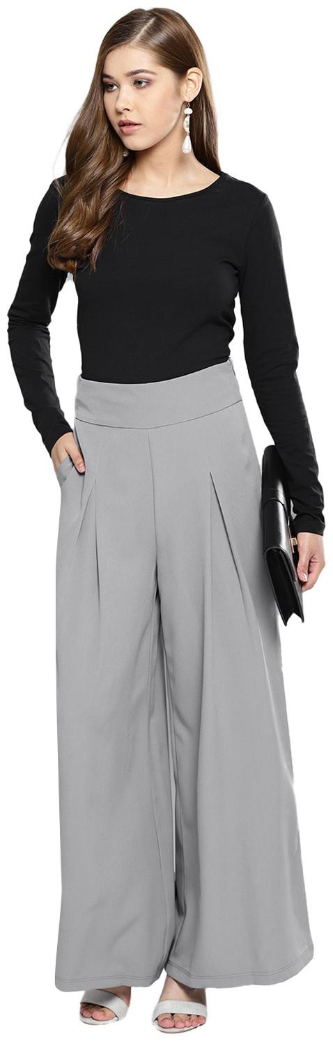 

Harpa Women Grey Regular fit Regular trousers