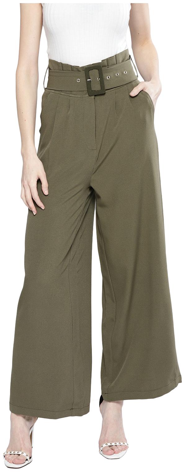 

Harpa Women Green Regular fit Regular trousers