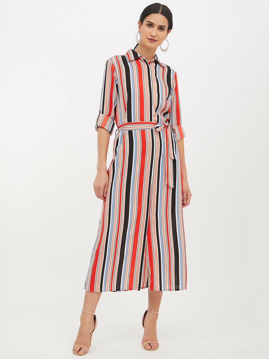 

Harpa Multi Striped Shirt dress