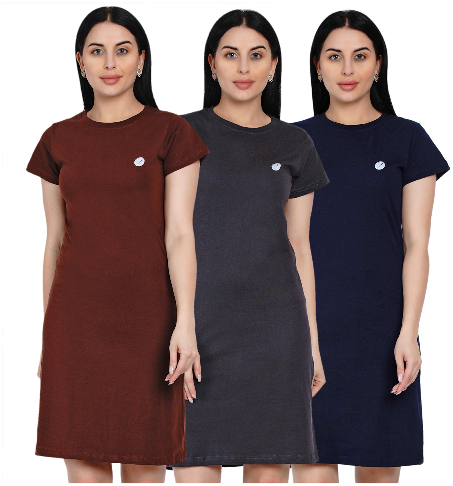 

HASHBEAN Multi Solid T shirt dress