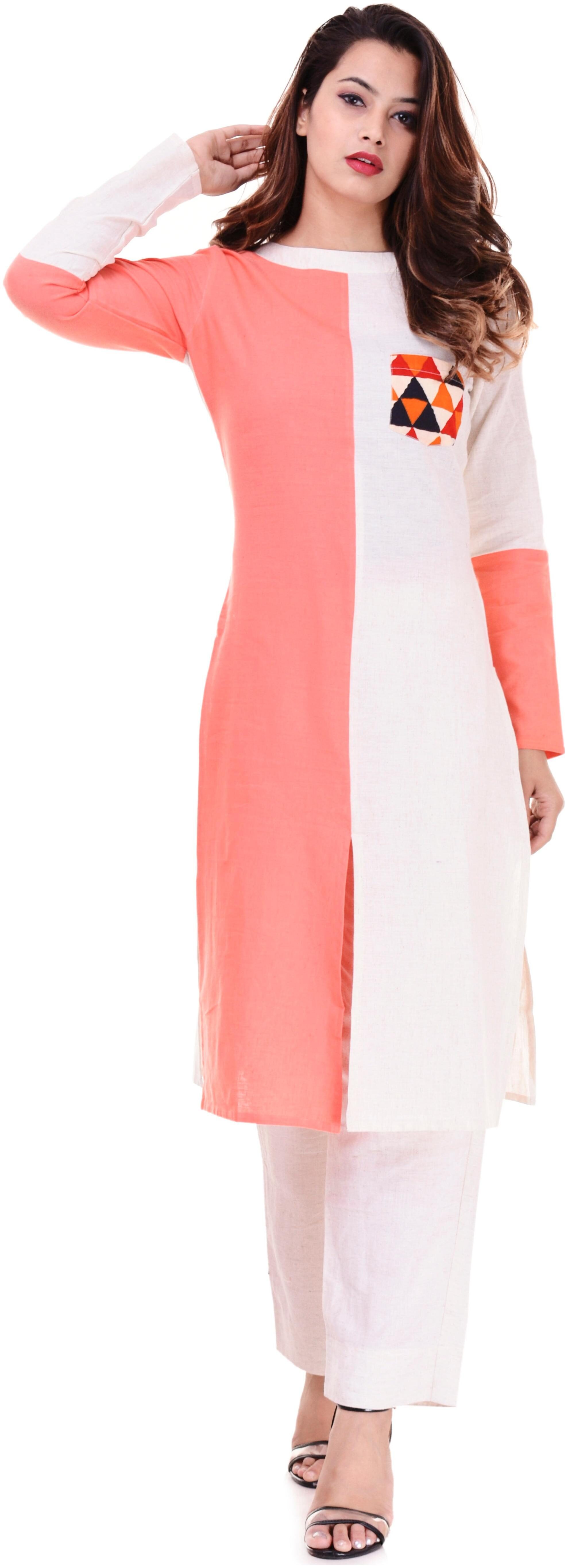 

HOLLYBLUE Women Multi Solid Straight Kurta