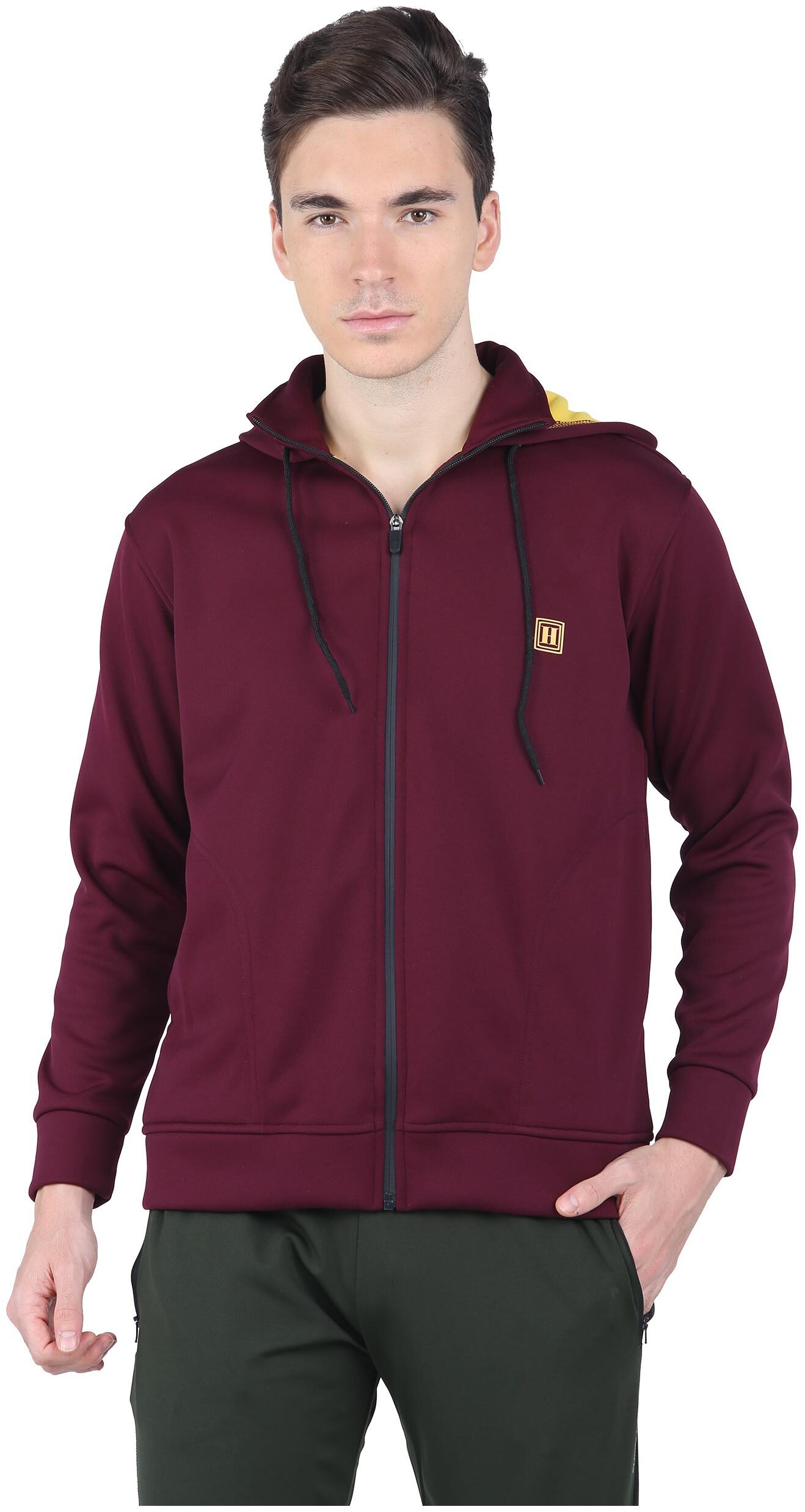 

Headzup Full Sleeve Maroon Mens Hooded Sweatshirts