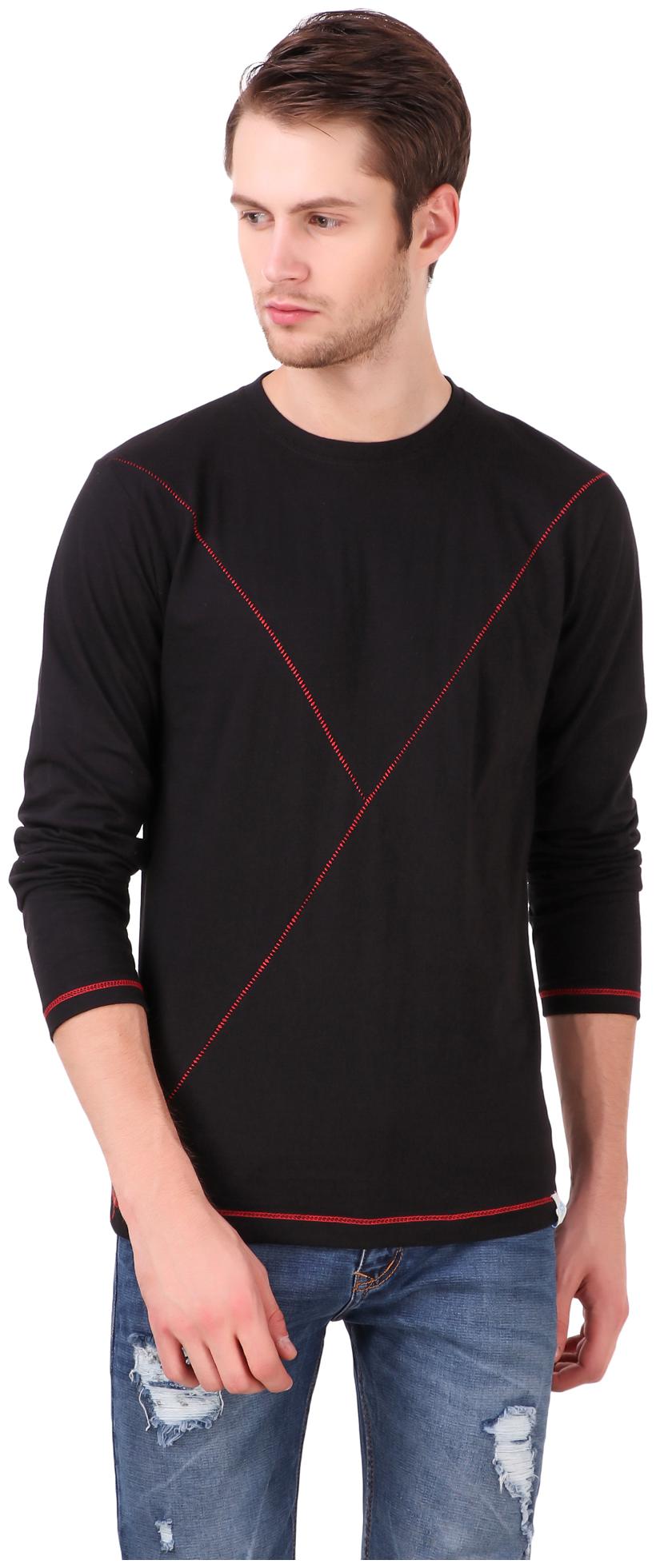 

Heart Rulers Men Black Regular fit Cotton Round neck T-Shirt - Pack Of 1