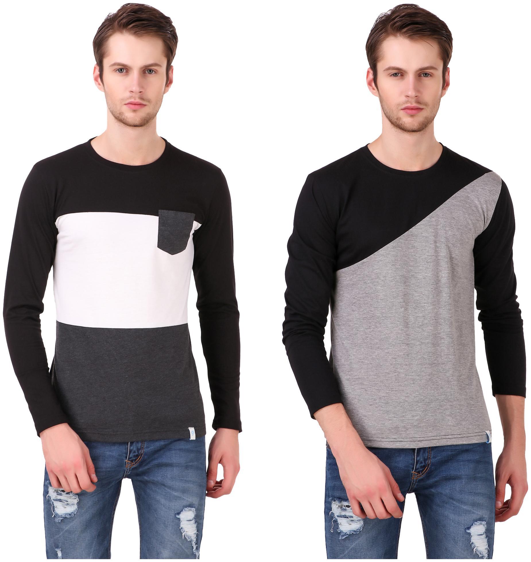 

Heart Rulers Mens Full Sleeve T-shirts Pack of two