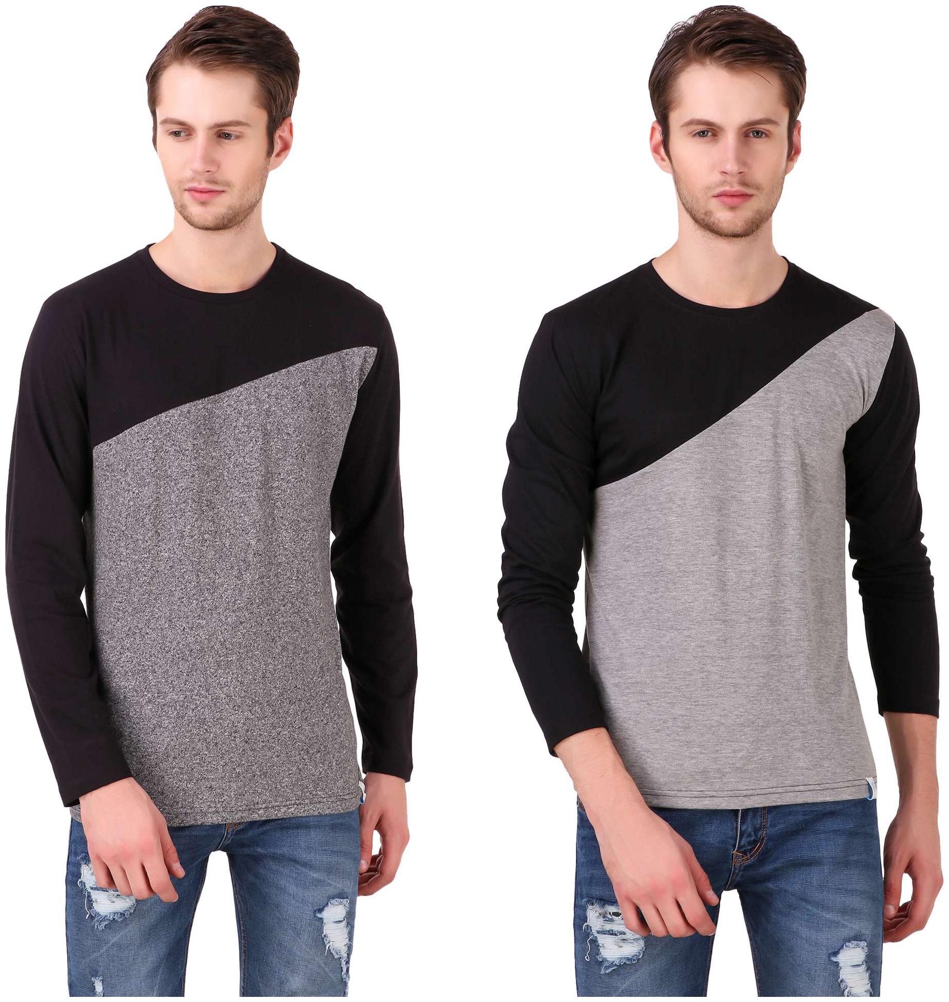 

Heart Rulers Mens Full Sleeve T-shirts Pack of two