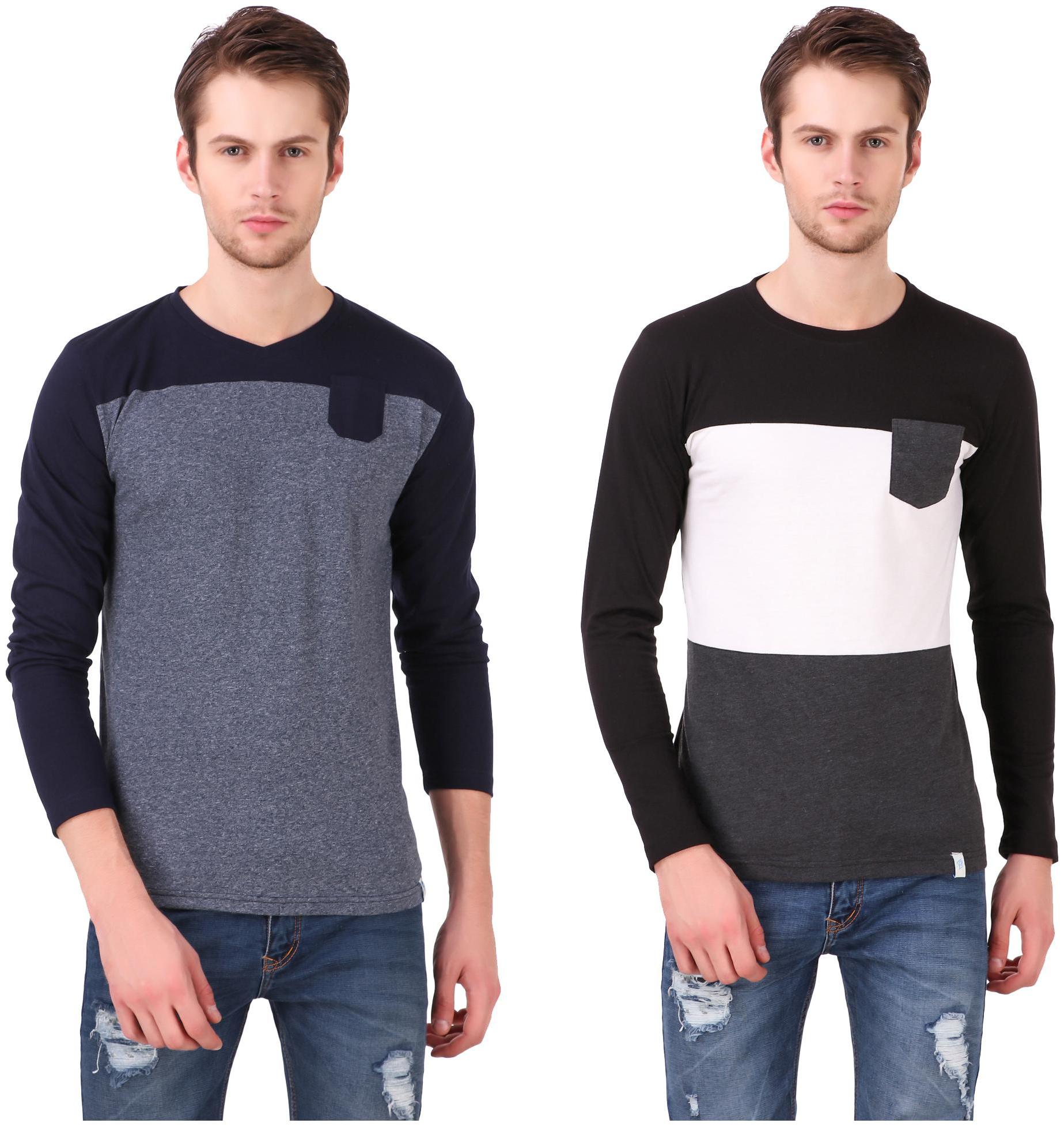 

Heart Rulers Mens Full Sleeve T-shirts Pack of two