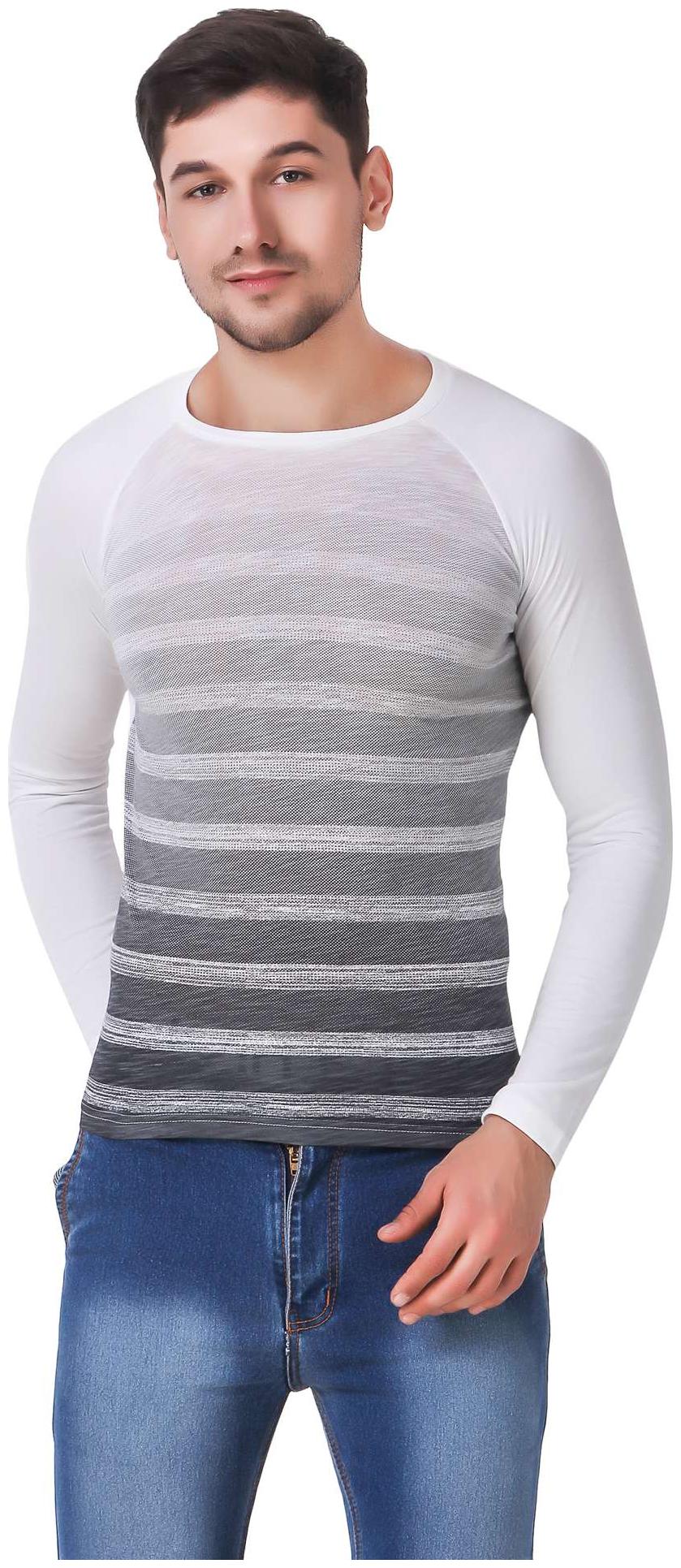 

Heart Rulers Men s Full sleeve Printed Stripe T-shirts
