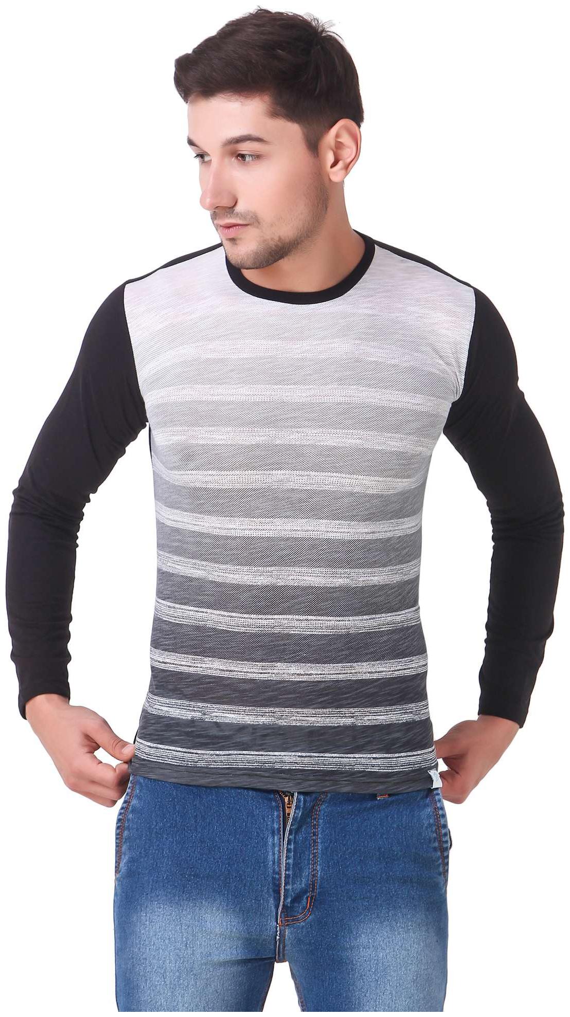

Heart Rulers Men s Full sleeve Printed Stripe T-shirts