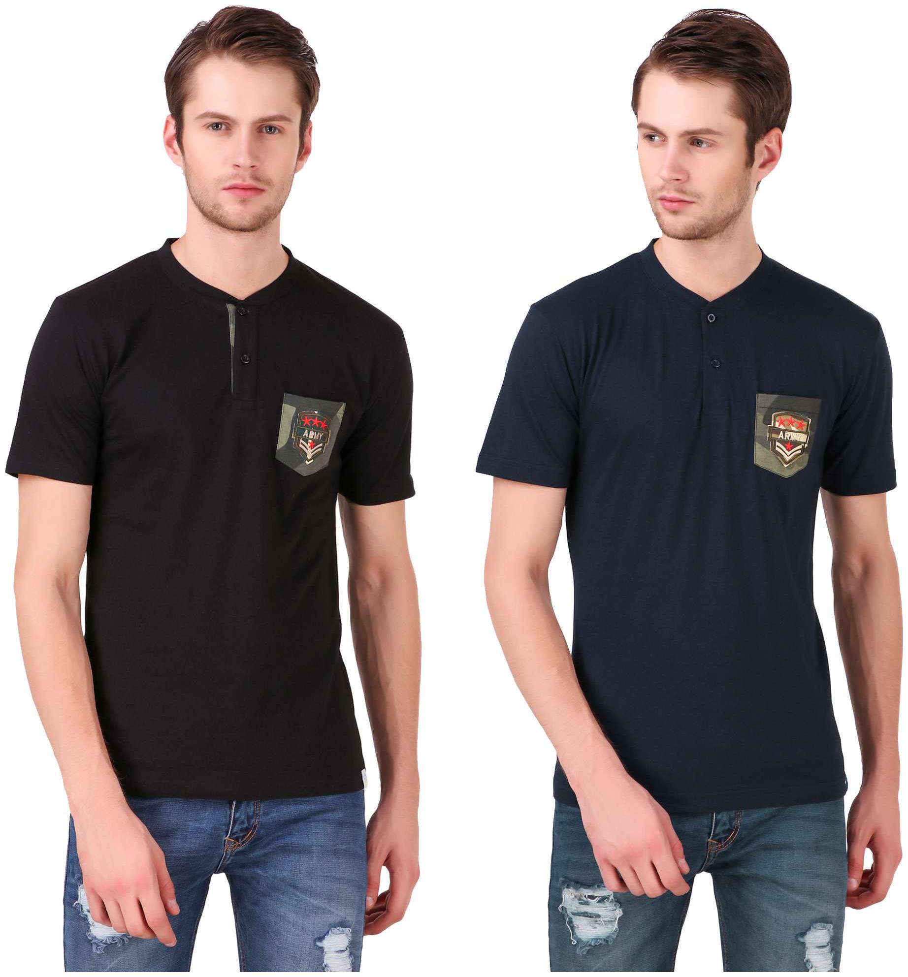 

Heart Rulers Mens Half Sleeve T-shirts Pack of two