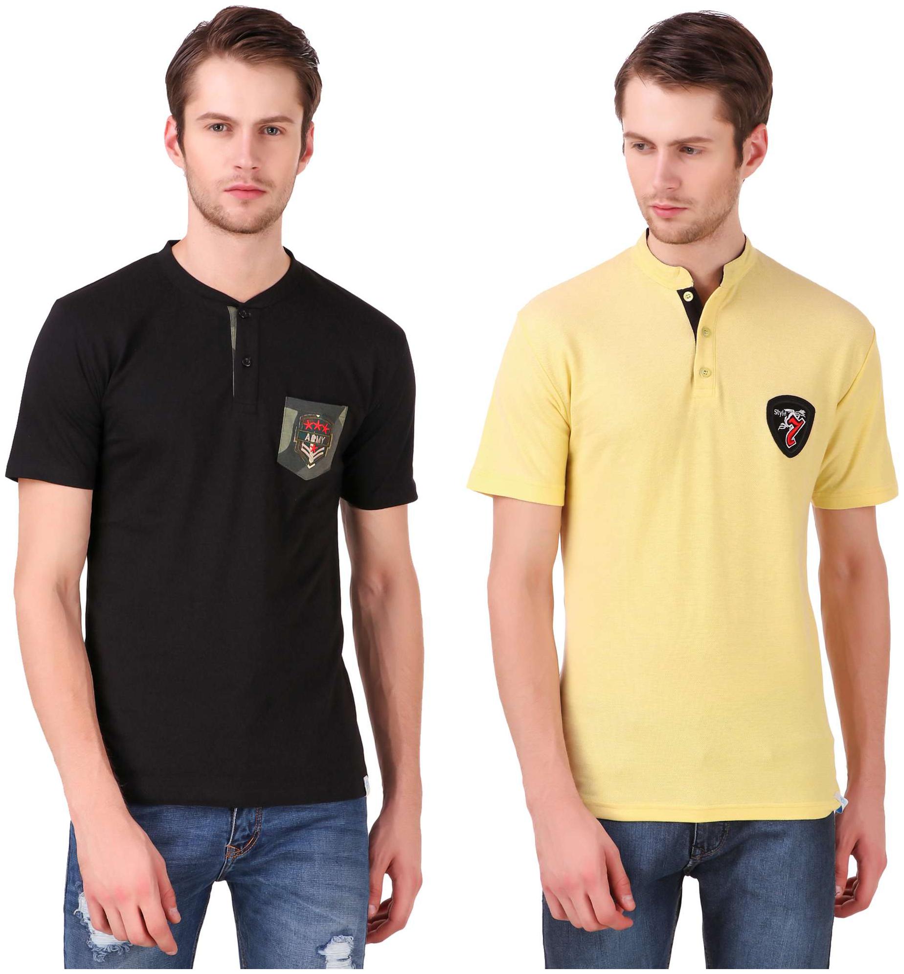 

Heart Rulers Mens Half Sleeve T-shirts Pack of two