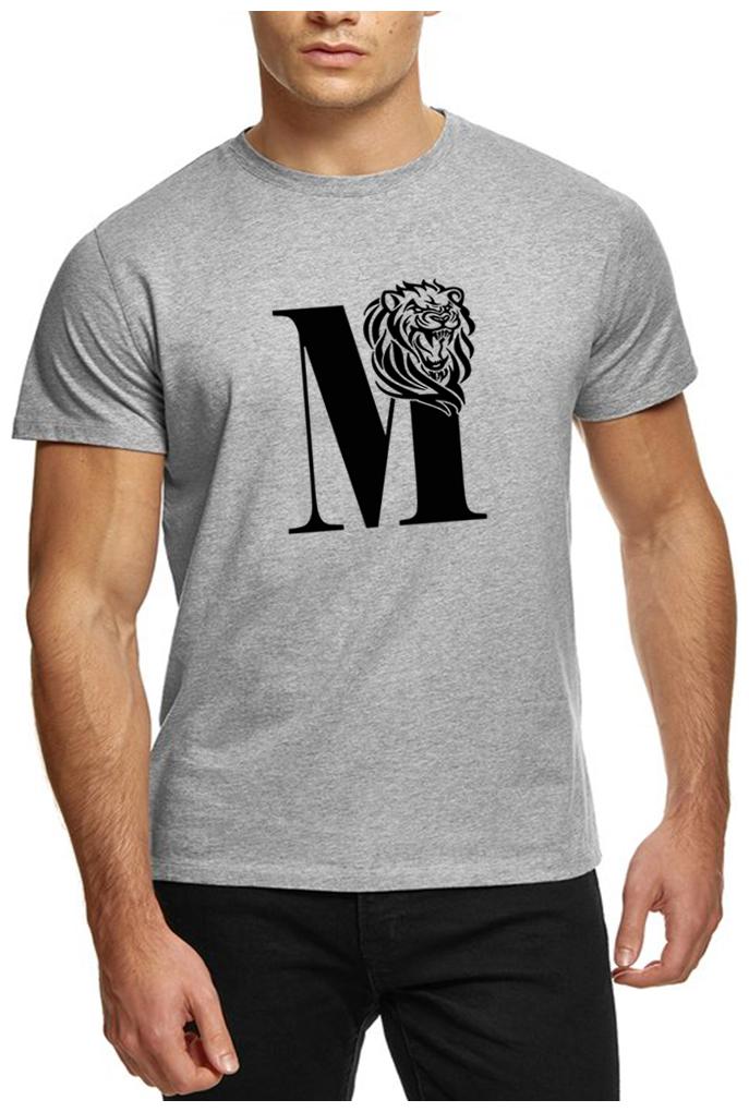 

HEYUZE Men Grey Regular fit Cotton Round neck T-Shirt - Pack Of 1