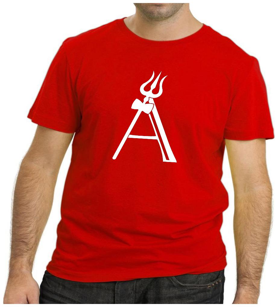 

HEYUZE Men Red Regular fit Cotton Round neck T-Shirt - Pack Of 1