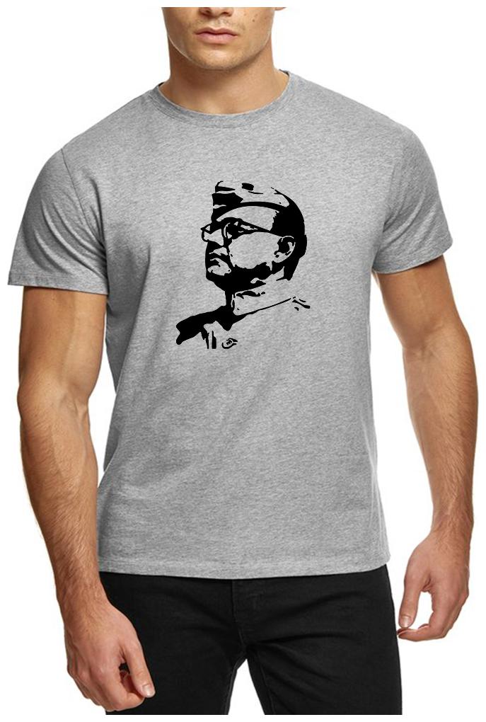 

HEYUZE Men Grey Regular fit Cotton Round neck T-Shirt - Pack Of 1