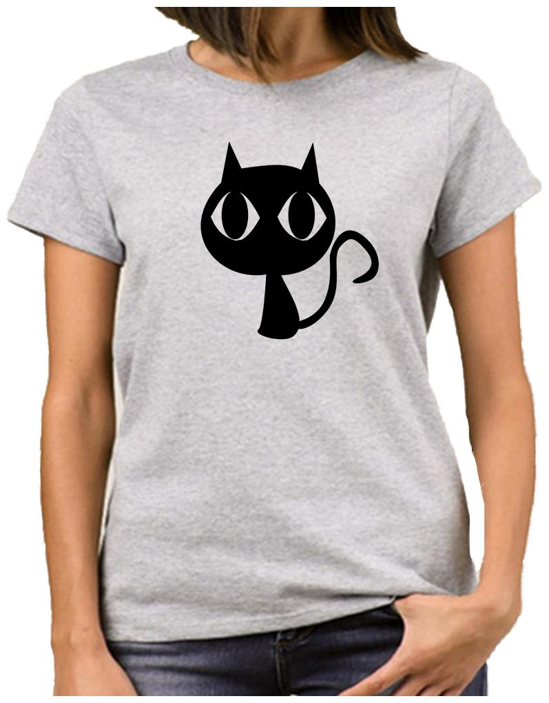 

HEYUZE Women Grey Regular fit Round neck Cotton T shirt
