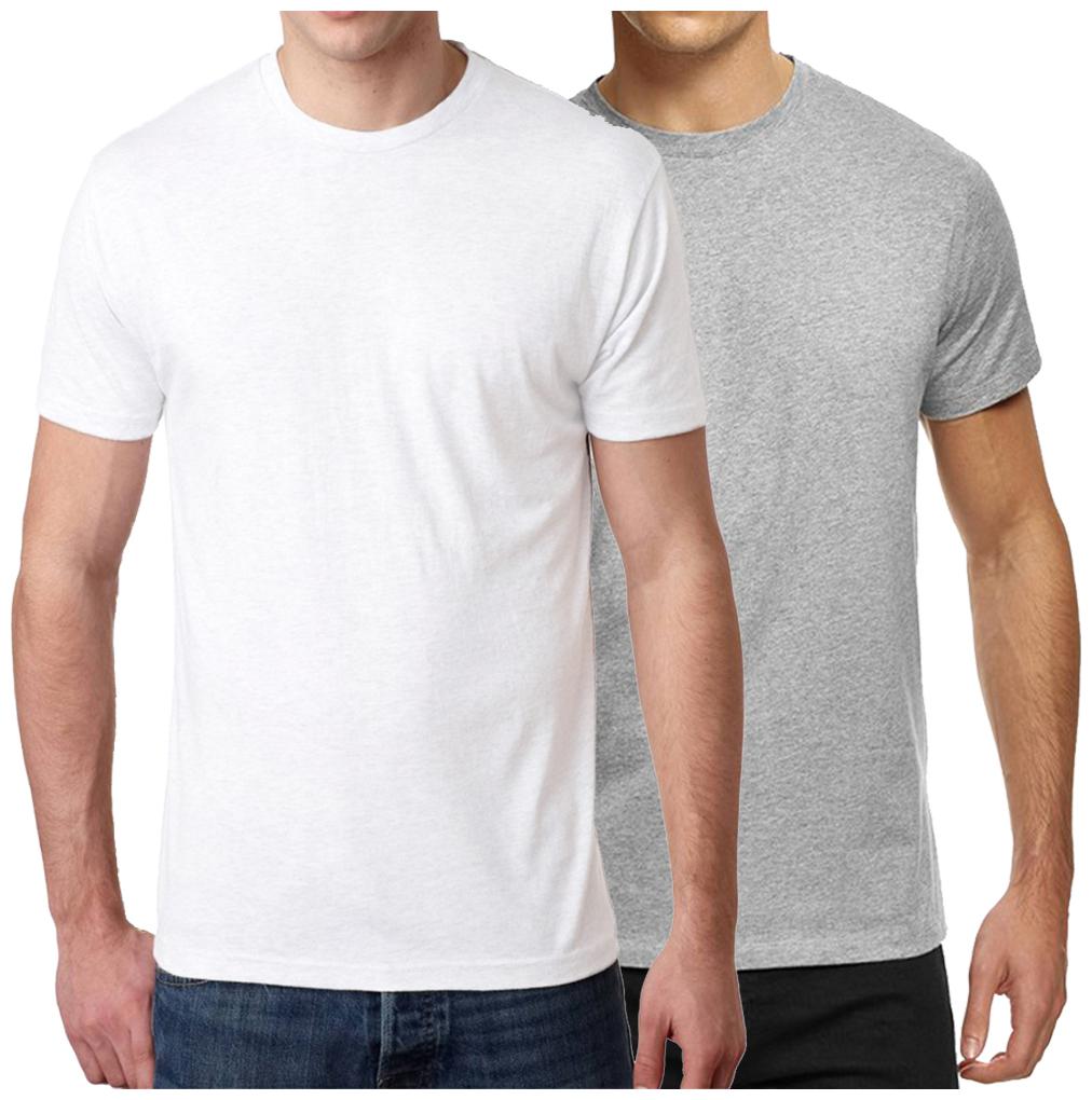 

HEYUZE Men White Regular fit Cotton Round neck T-Shirt - Pack Of 2