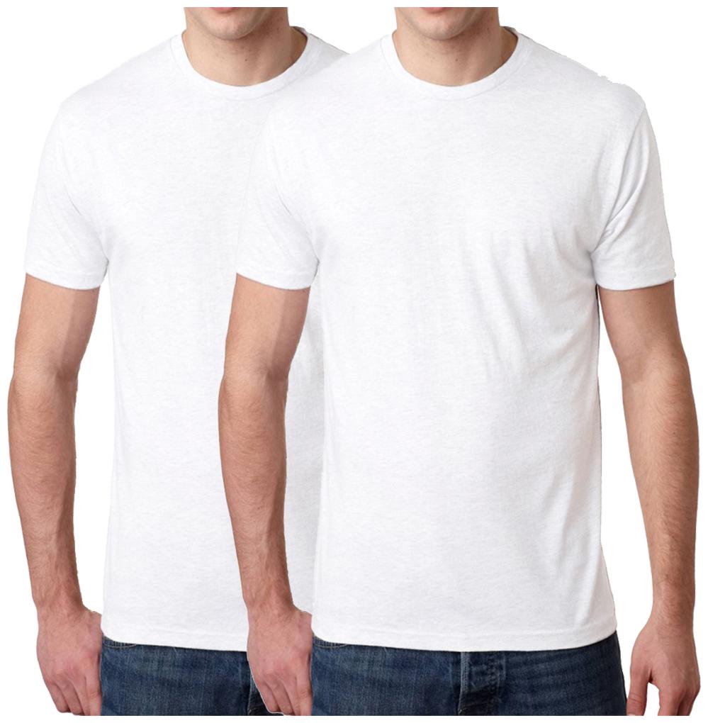 

HEYUZE Men White Regular fit Cotton Round neck T-Shirt - Pack Of 2