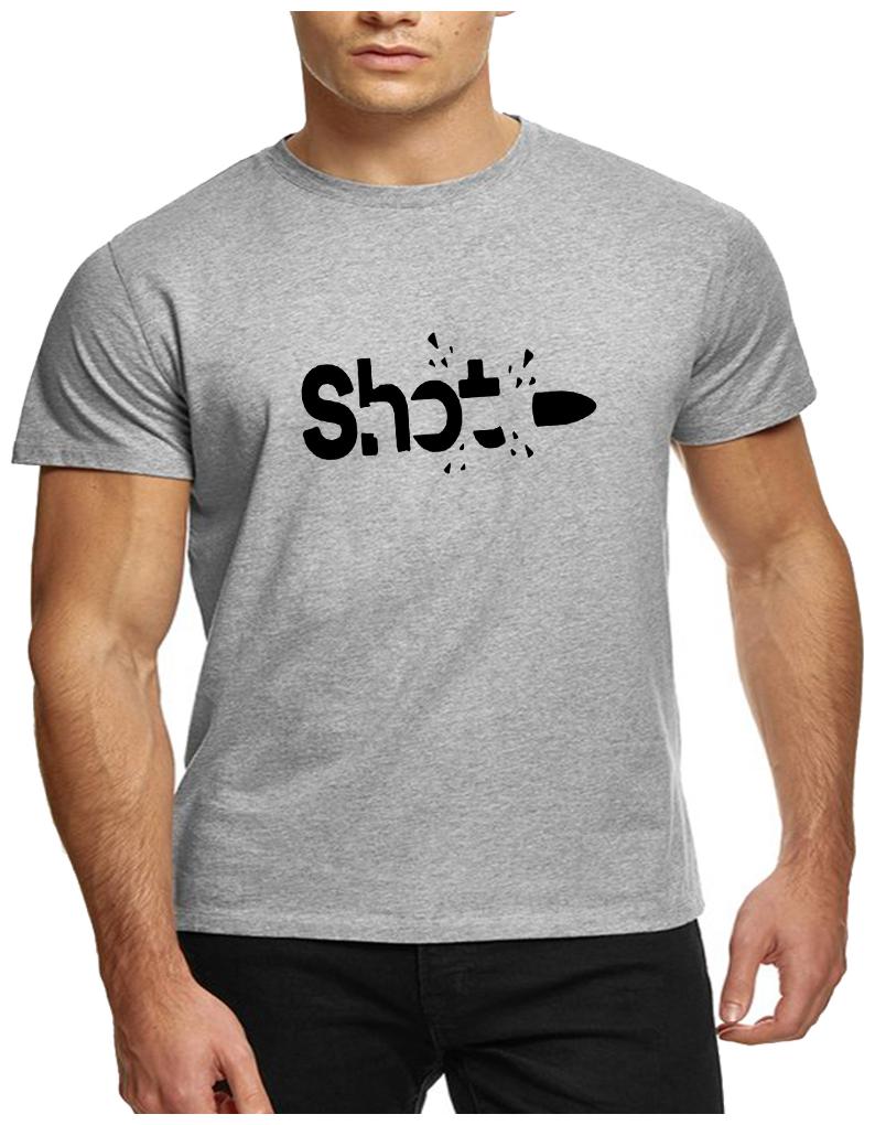 

HEYUZE Men Grey Regular fit Cotton Round neck T-Shirt - Pack Of 1