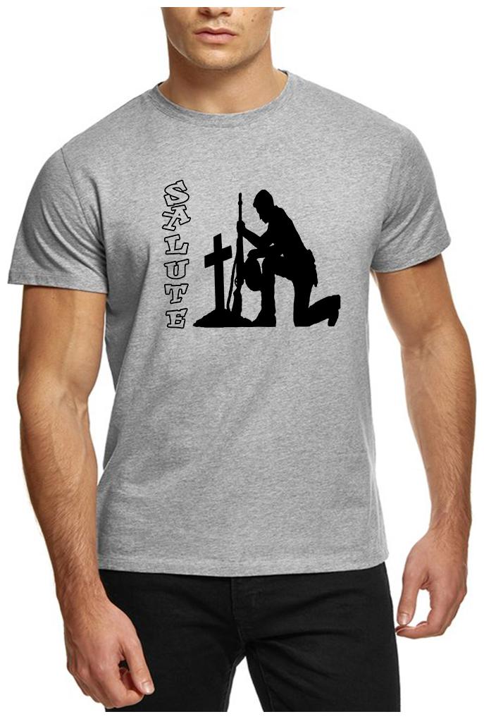 

HEYUZE Men Grey Regular fit Cotton Round neck T-Shirt - Pack Of 1