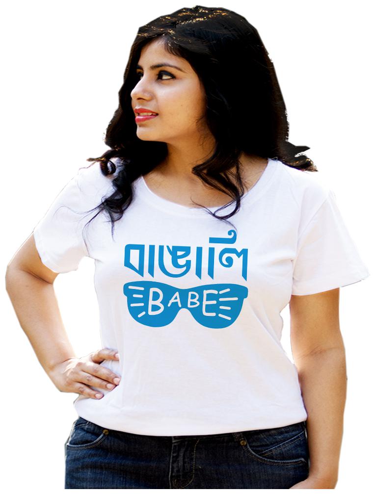 

HEYUZE Women White Regular fit Round neck Cotton T shirt