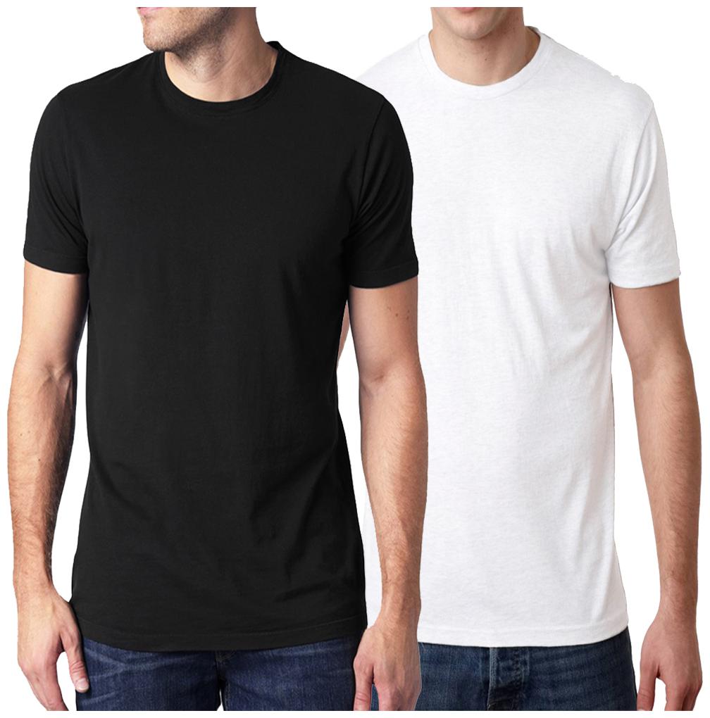 

HEYUZE Men Black White Regular fit Cotton Round neck T-Shirt - Pack Of 2