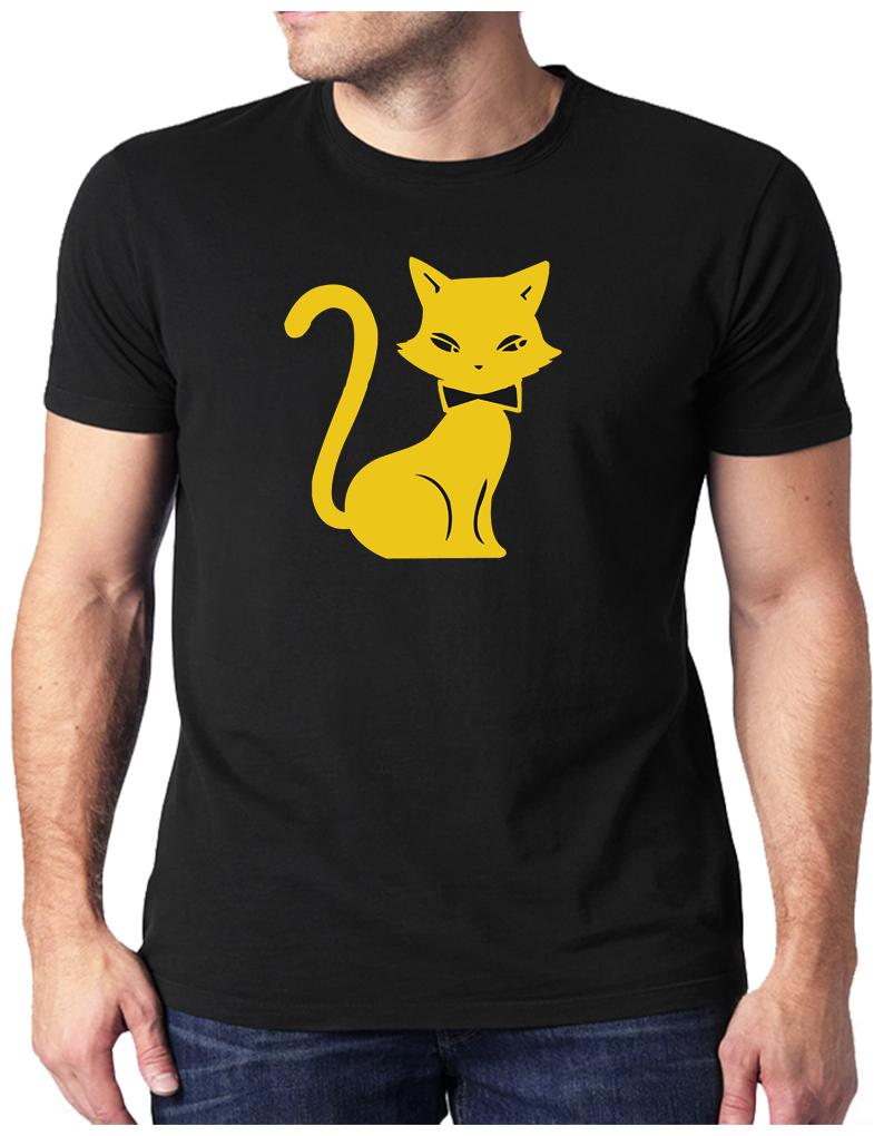

HEYUZE Cat Printed Men T-Shirts