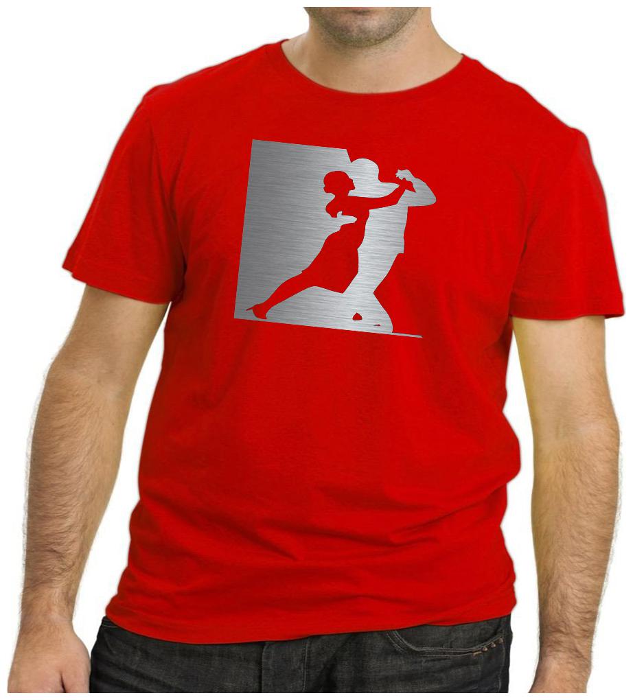 

HEYUZE Dancing Couple Printed Men T-Shirts