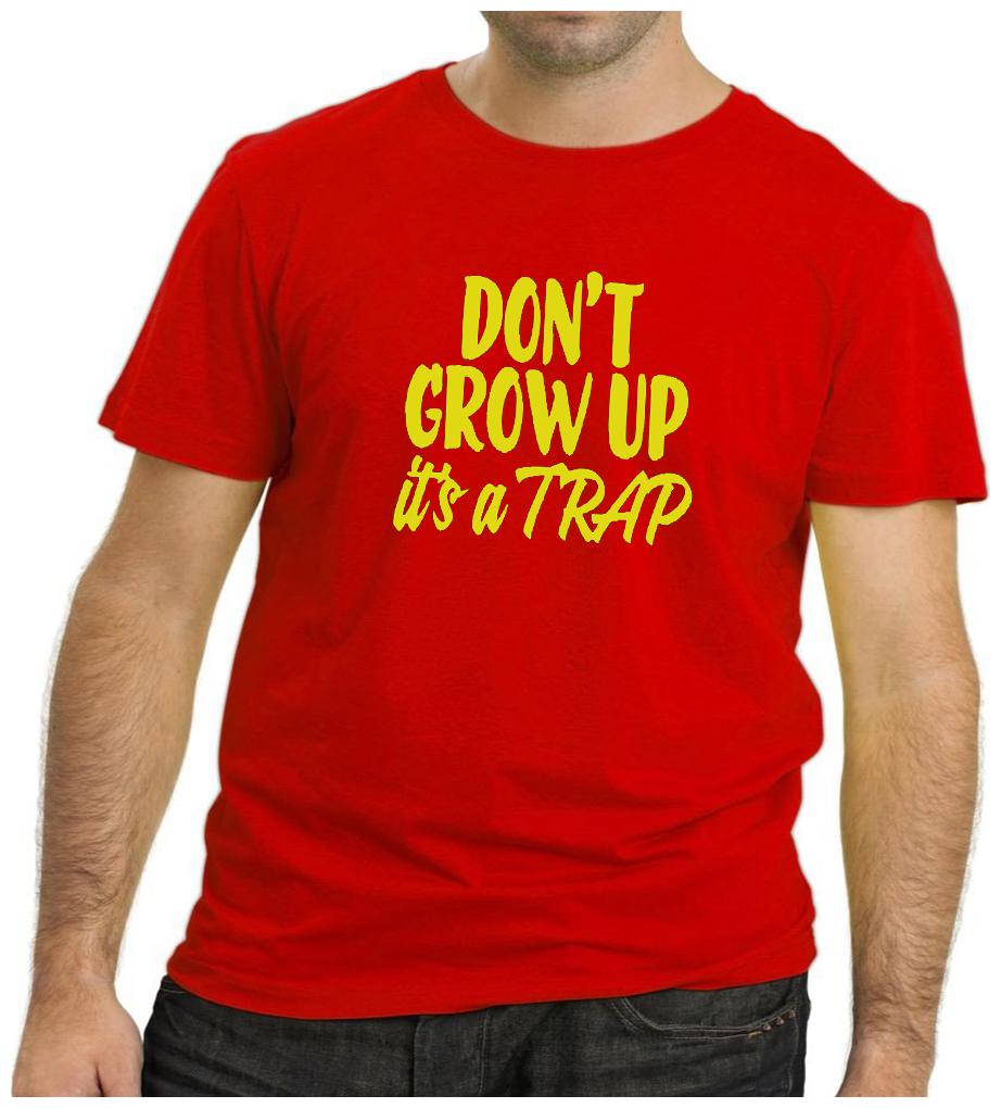 

HEYUZE Do Not Group Up Printed Men T-Shirts