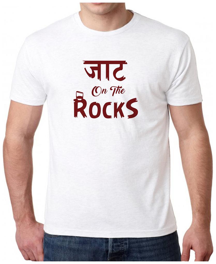 

HEYUZE Jaat On The Rocks Printed Men T-Shirts