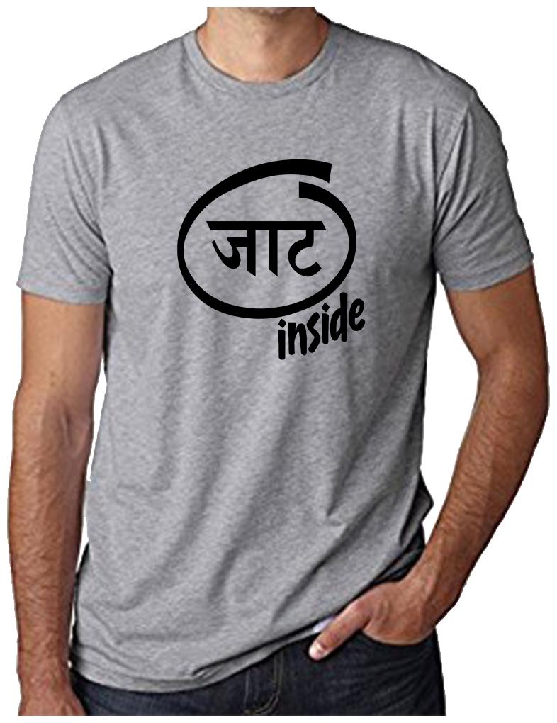 

HEYUZE Men Grey Regular fit Cotton Round neck T-Shirt - Pack Of 1