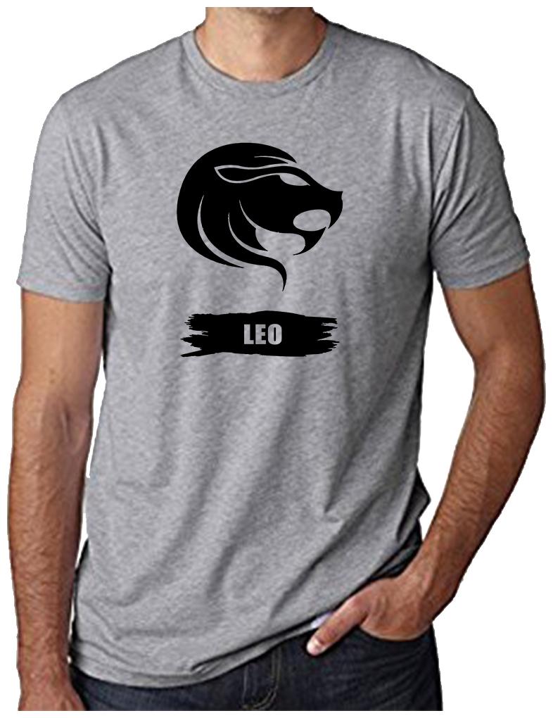 

HEYUZE Leo Zodiac Sign Printed Men T-Shirts