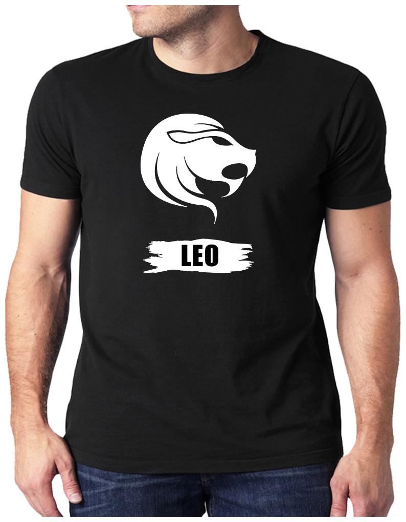 

HEYUZE Leo Zodiac Sign Printed Men T-Shirts