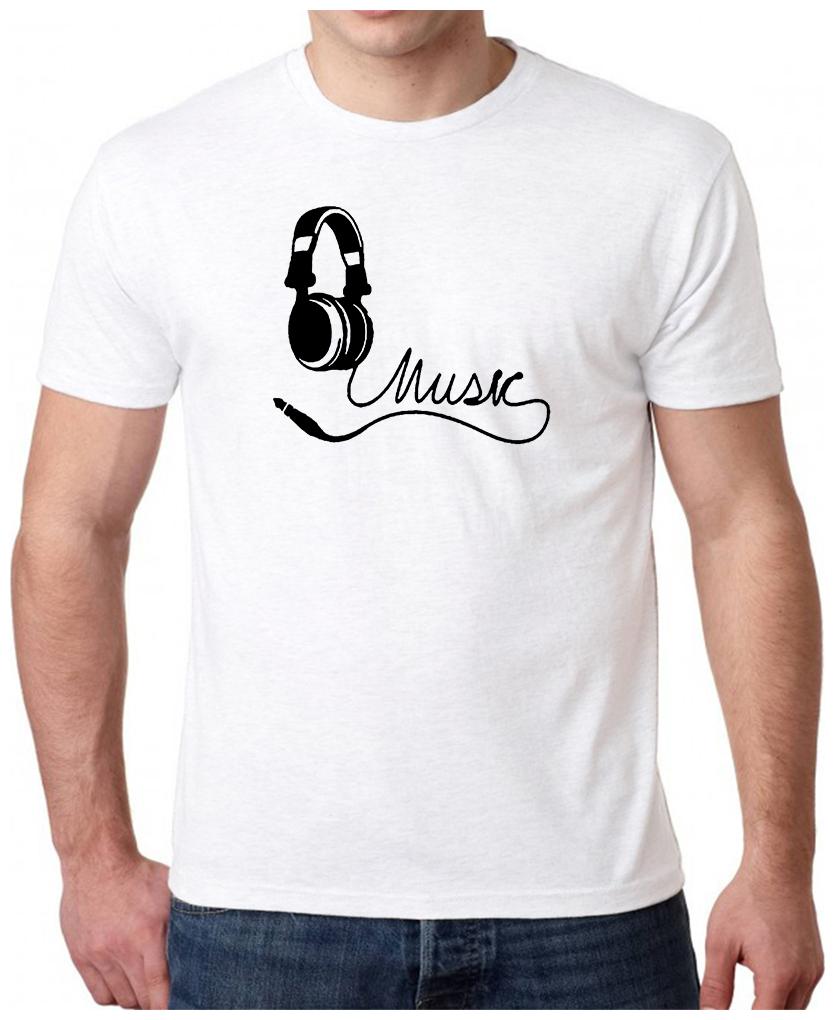 

HEYUZE Music Love Printed Men T-Shirts