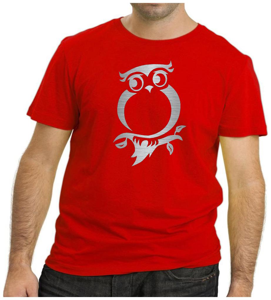 

HEYUZE Owl Printed Men T-Shirts