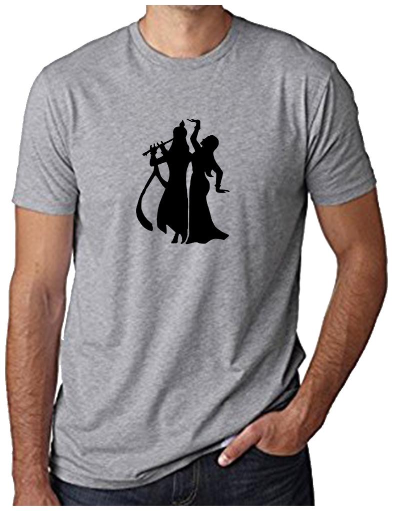 

HEYUZE Radha Krishna Printed Men T-Shirts