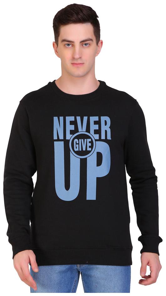 

HiFlyers Men Black Round neck Sweatshirt