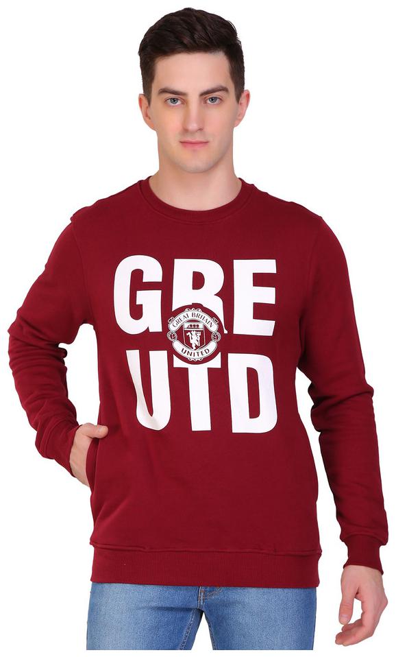 

HiFlyers Men Maroon Round neck Sweatshirt